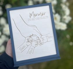 Tavla till mormor- Du är min hjälte