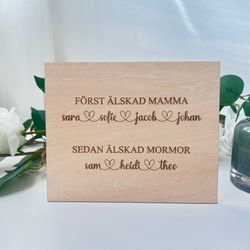 Först älskad mamma- sedan älskad mormor/farmor