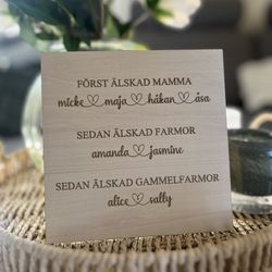 Först älskad mamma- sedan älskad gammelmormor/farmor
