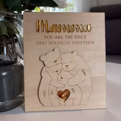 Mamma och björnfamiljen
