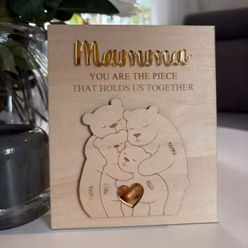 Mamma och björnfamiljen