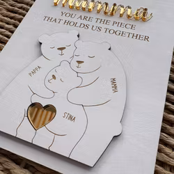 Mamma och björnfamiljen