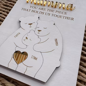 Mamma och björnfamiljen