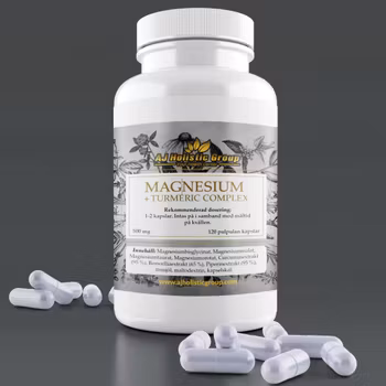Magnesium + Turmeric Complex – 120 kapslar