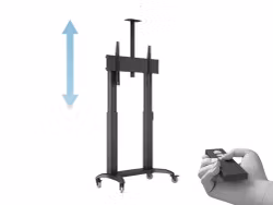 Multibrackets  M Motoriserat Golvstativ Dual Pillar 180 HD 65-110" Svart