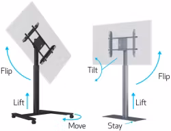 Multibrackets  M Motorized Display Stand Floorbase