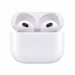 Apple AirPods 3:e gen (2022) trådlösa hörlurar med Lightning-fodral