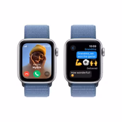 Apple Watch SE (2023) GPS 44mm Aluminiumboett med Sportloop S/L
