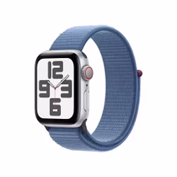 Apple Watch SE (2023) GPS 44mm Aluminiumboett med Sportloop S/L