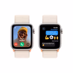 Apple Watch SE (2023) GPS 44mm Aluminiumboett med Sportloop S/L