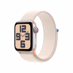 Apple Watch SE (2023) GPS + Cellular 40mm Aluminiumboett med Sportloop S/M