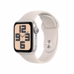 Apple Watch SE (2023) GPS + Cellular 44mm Aluminiumboett med Sportband M/L