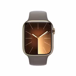 Apple Watch Series 9 GPS + Cellular 41mm Rostfri stålboett Sportband S/M