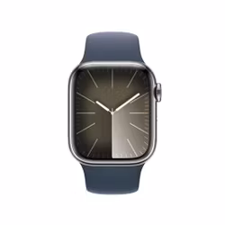 Apple Watch Series 9 GPS + Cellular 41mm Rostfri stålboett Sportband S/M