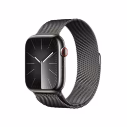 Apple Watch Series 9 GPS + Cellular 41mm Rostfri stålboett med Milaneselänk