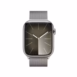 Apple Watch Series 9 GPS + Cellular 41mm Rostfri stålboett med Milaneselänk