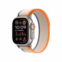 Apple Watch Ultra 2 GPS + Cellular 49mm Titanboett med Terrängloop - M/L