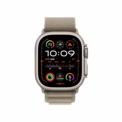 Apple Watch Ultra 2 GPS + Cellular 49mm Titanboett med Bergsloop - Small