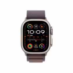 Apple Watch Ultra 2 GPS + Cellular 49mm Titanboett med Bergsloop - Small