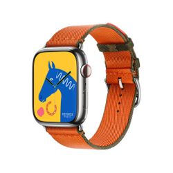 Apple Watch Hermès – Twill Jump Simple Tour 45 mm