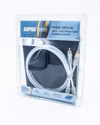 SUPRA PHONO 2RCA-SC BLUE 1 M