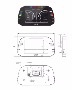 LINK MXG Strada Light 7” Dash - Race