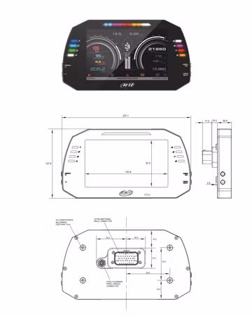 LINK MXG Strada Light 7” Dash - Street