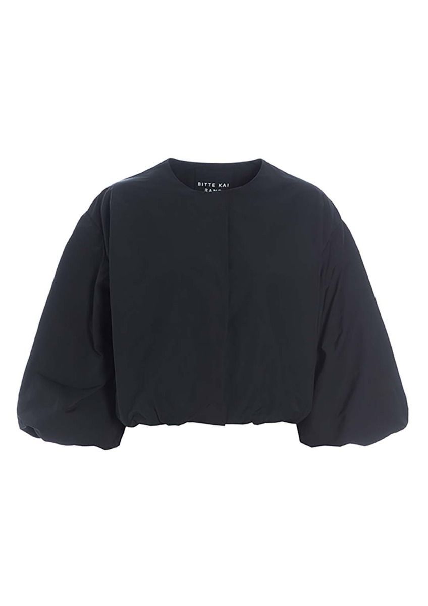 BITTE KAI RAND - Fukkura poplin kort kavaj