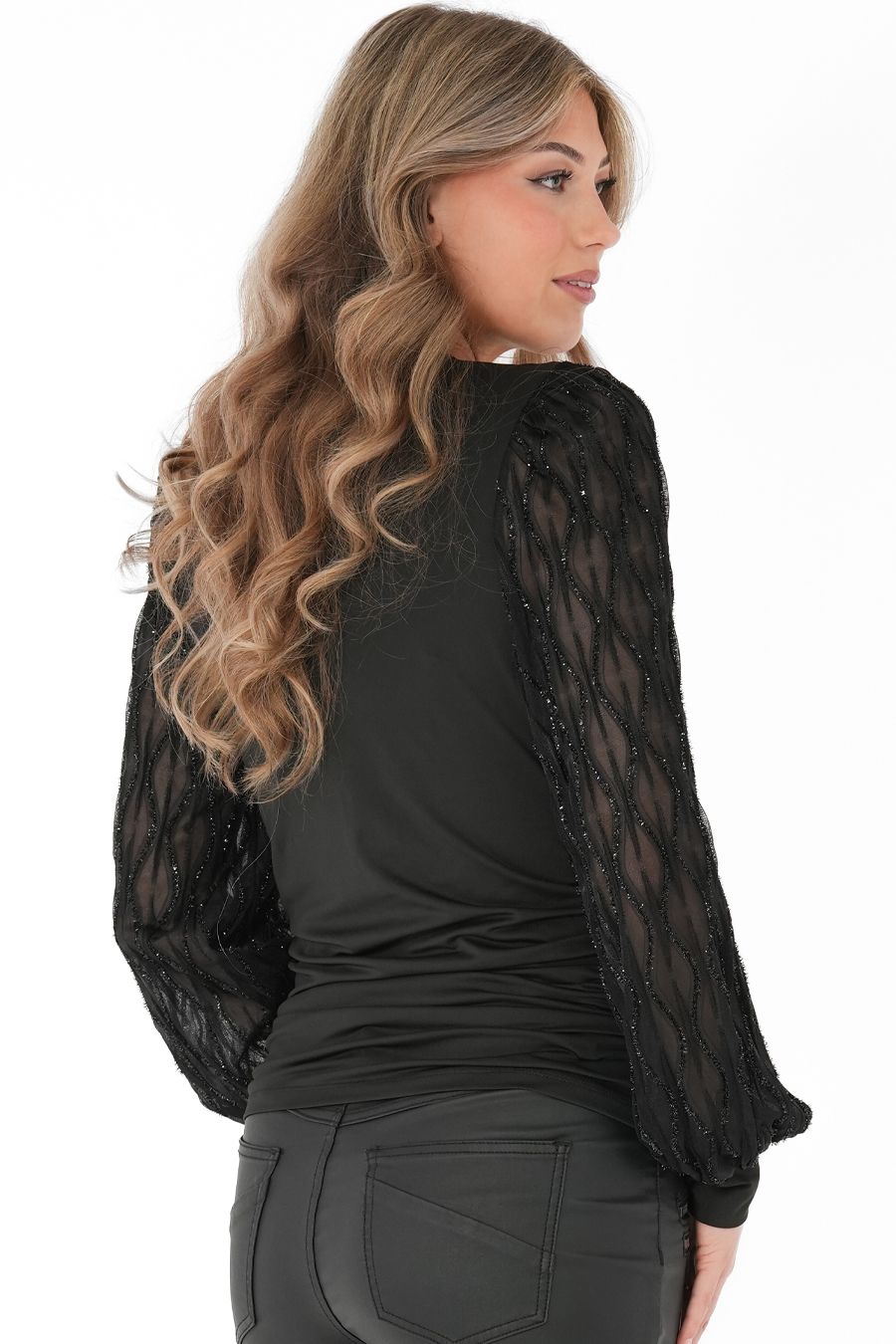 CAPRI COLLECTION - Rochelle Top Black