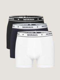 MORRIS STOCKHOLM -  Boxer Brief Mixed 3-pack WOB