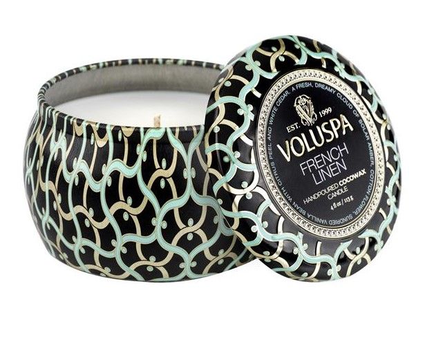 DOFTLJUS - French Linen - Mini Tin Candle
