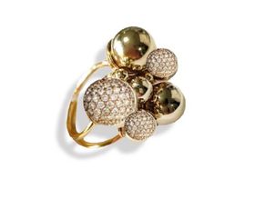 BERRY SPARKLE MAXI RING