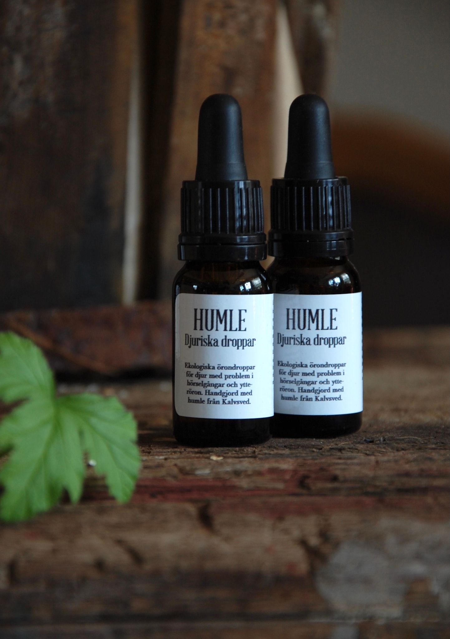 HUMLE - Djuriska droppar, öronrengöring för din hund 30 ml - Storlek utgår