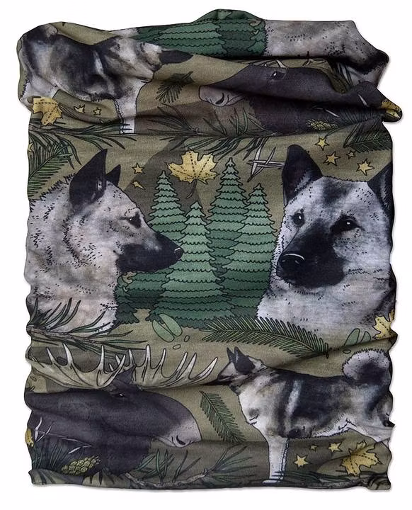 Tub & multiscarf Gråhund