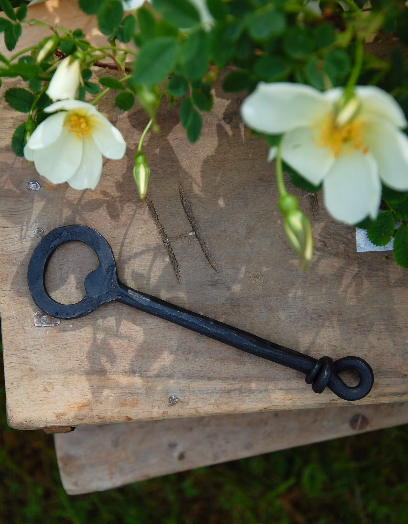 Flasköppnare i järn