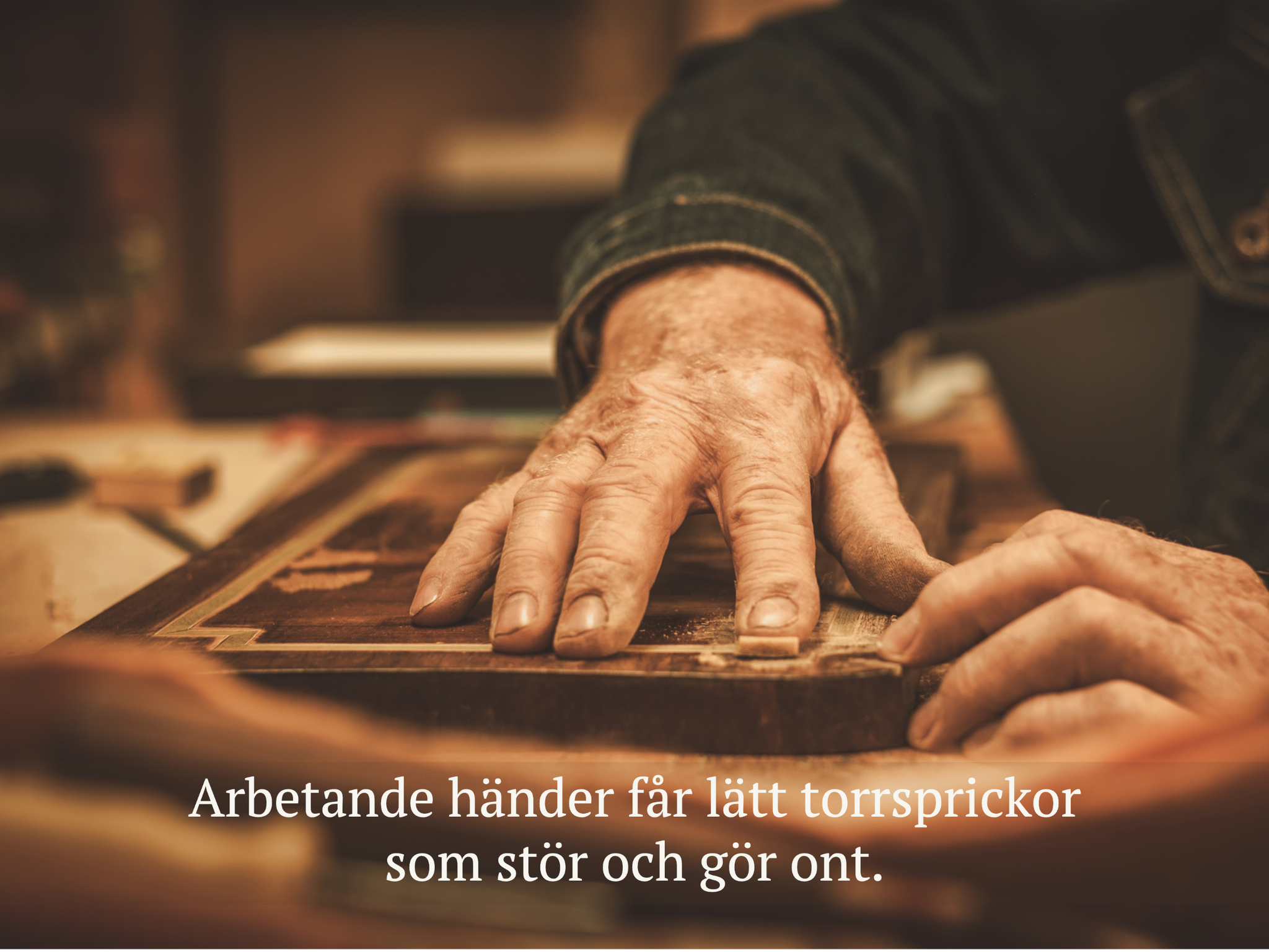 HUMLE Rena smörjan Apelsini - För riktigt torr hud, självsprickor och mot skav