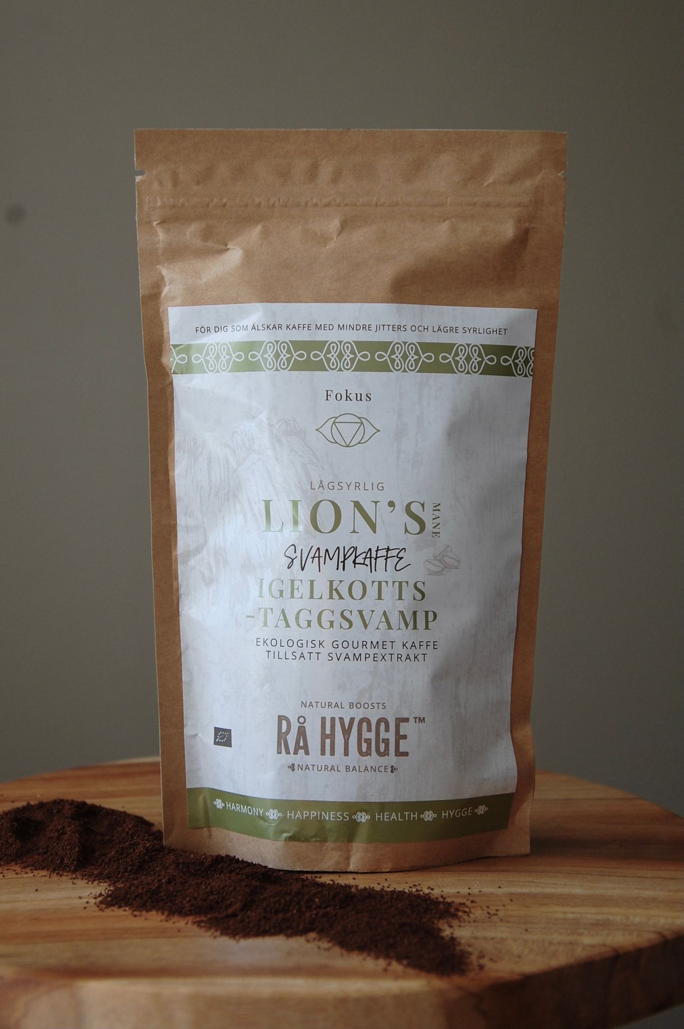 Lion´s mane svampkaffe - Ett ljusrostat arabicakaffe med Lion´s mane svamp