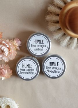 HUMLE Rena smörjan 3pack mini- För riktigt torr hud och självsprickor!