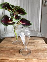 Glasvas på fot