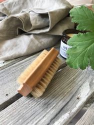 Dubbelsidig nagelborste