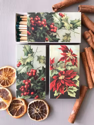 Tändsticksask järnek/julstjärna