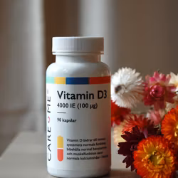 CareMe Vitamin D3 4000IE 90 kapslar