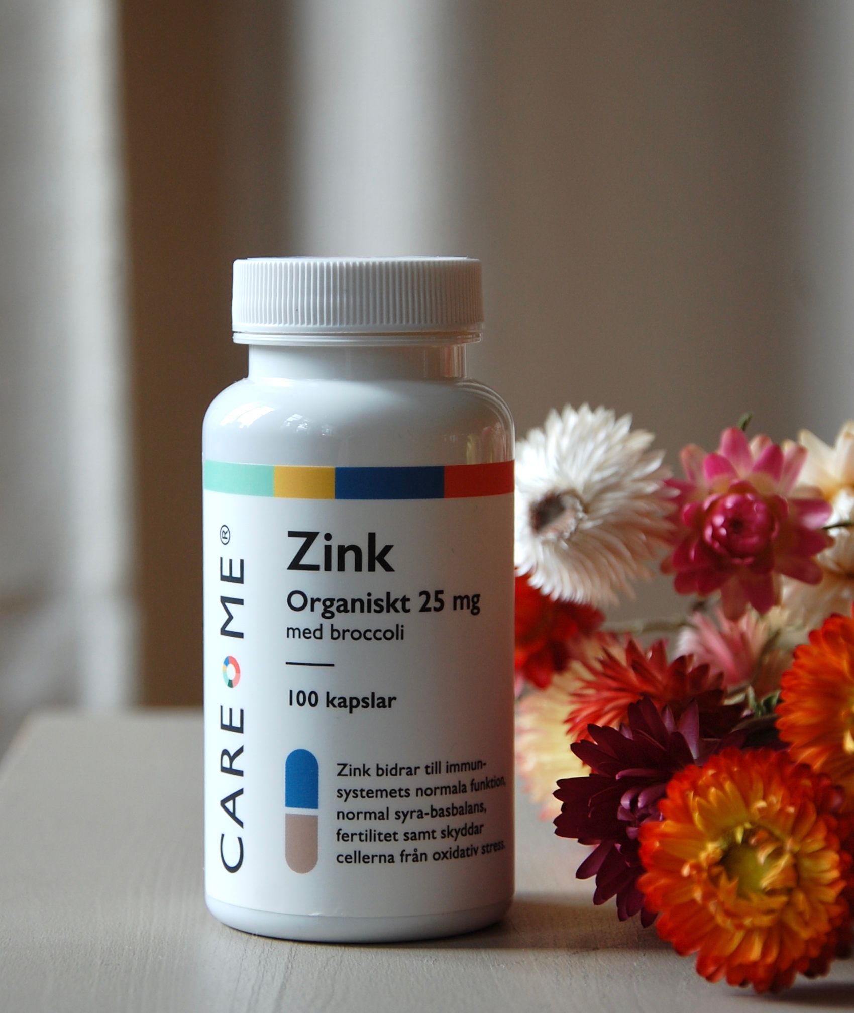 CareMe Zink 100 kapslar