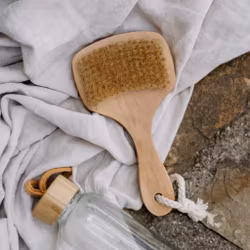 Badborste med naturborst