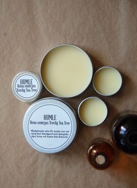 HUMLE Rena smörjan Trevlig Tea Tree - För riktigt torr hud, självsprickor och mot skav