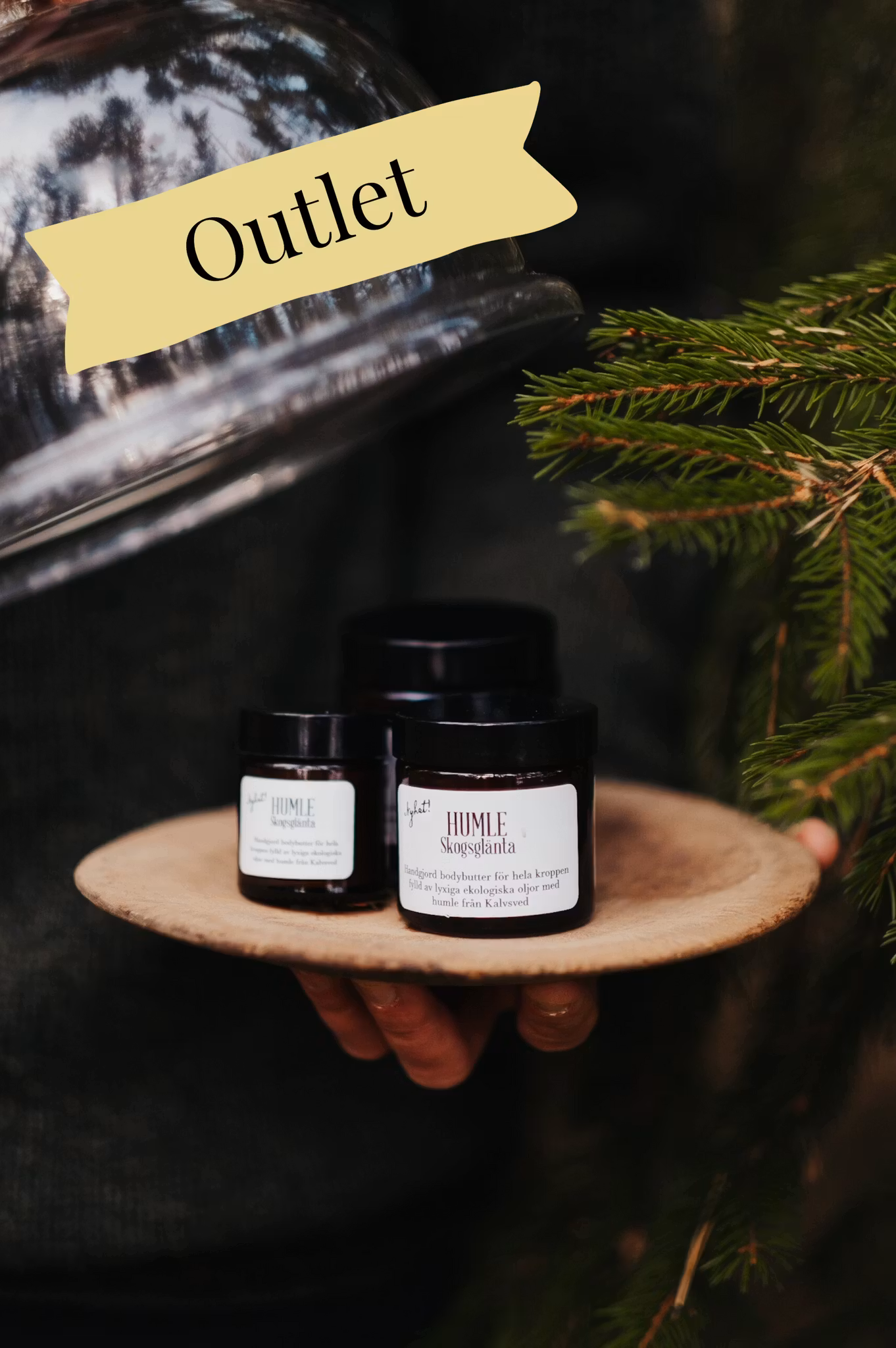 Outlet HUMLE Bodybutter Skogsglänta - En sammetslen helkroppsupplevelse med doft av svensk skog