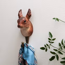 Hand-carved hook- Horse