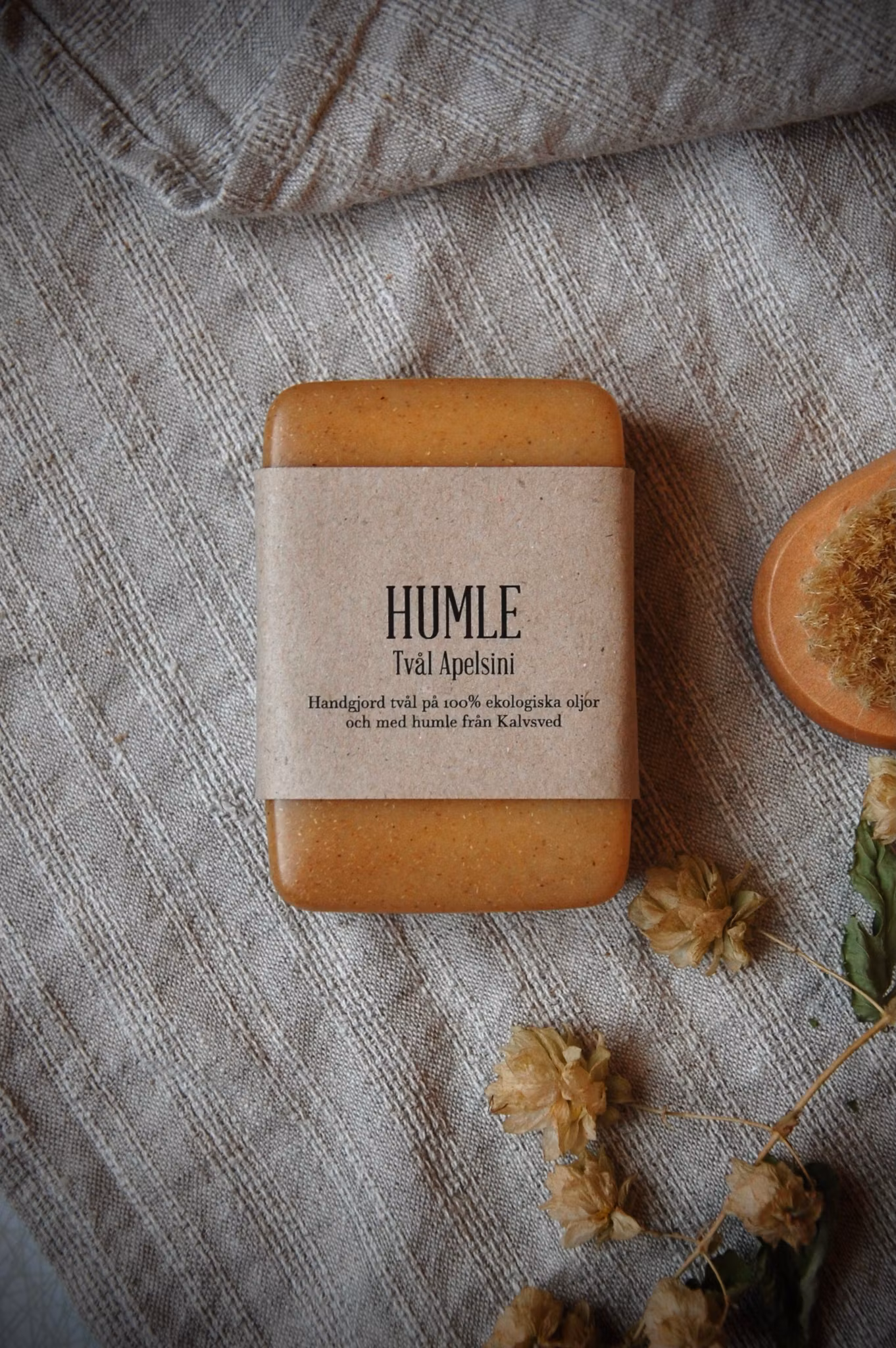 Bärbar HUMLE, tvål+ask- Apelsini