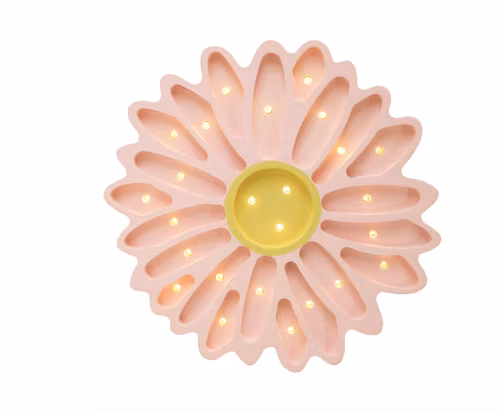 Little Lights, Nattlampe til barnerommet, Daisy powder pink