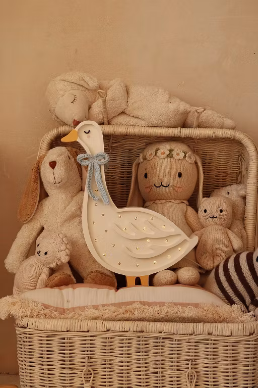 Little Lights, Nattlampe til barnerommet, Gås med rosett